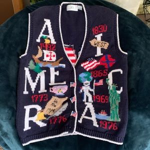 America vest Vintage